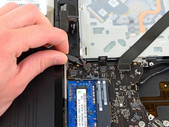 MacBook Pro 15" Unibody Early 2011 Left Speaker Replacement: step 14, image 1 of 1