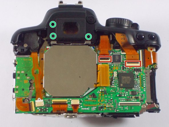 Disassembling Canon EOS Rebel XS Top Panel: step 7, image 1 of 1