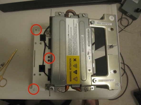 Power Mac G5 Processor and Cooling Unit Replacement: step 15, image 2 of 3