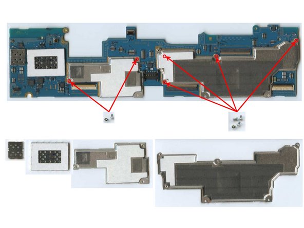 Samsung Galaxy Note 10.1, Removal of EMI Shield: step 8, image 1 of 1