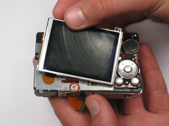 Canon PowerShot SD450 LCD Screen Replacement: step 10, image 1 of 1