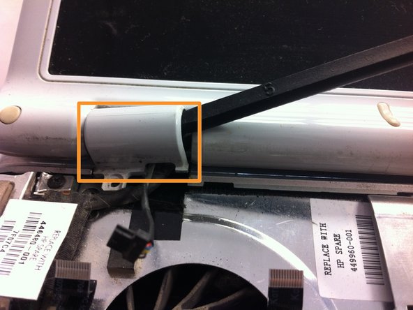 HP Pavilion dv6000 Fan Replacement: step 10, image 3 of 3
