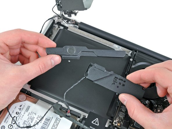 MacBook Pro 13" Unibody Early 2011 Right Speaker/Subwoofer Replacement: step 18, image 2 of 2