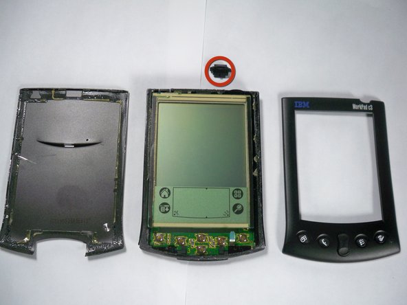 IBM WorkPad c3 Motherboard Replacement: step 6, image 2 of 2