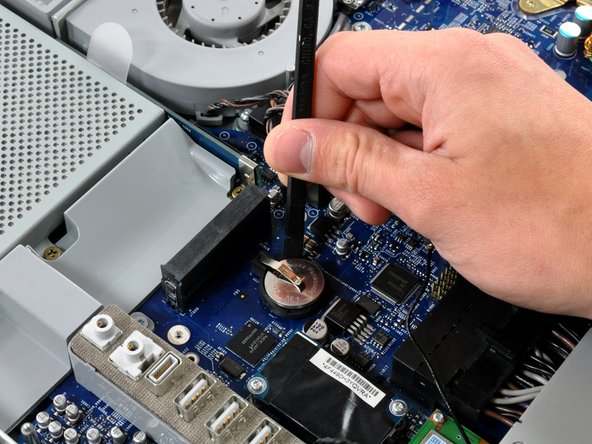 iMac G5 20" Model A1076 PRAM Battery Replacement: step 7, image 1 of 1