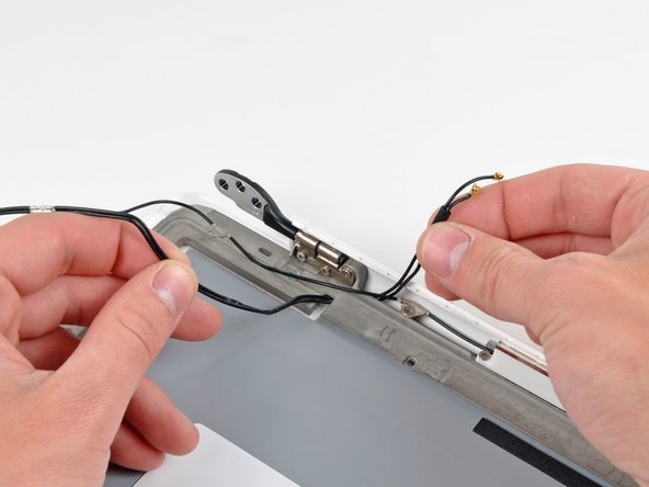 MacBook Unibody Model A1342 Rear Display Bezel Replacement: step 34, image 2 of 2