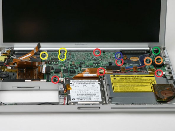 PowerBook G4 Aluminum 15" 1-1.5 GHz Right Fan Replacement: step 16, image 1 of 1