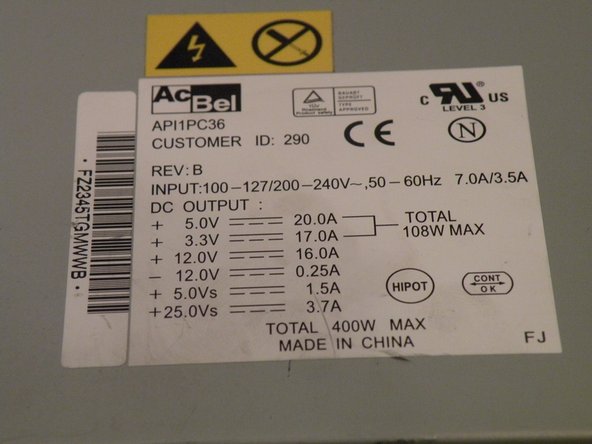 Power Mac G4 MDD Power Supply Replacement: step 24, image 2 of 2