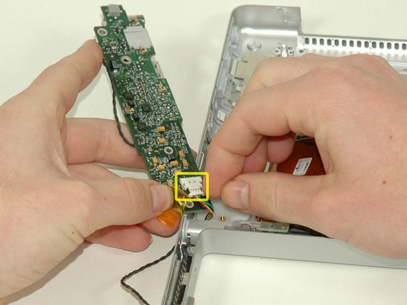 PowerBook G4 Aluminum 15" 1.5-1.67 GHz RJ-11 Board Replacement: step 42, image 1 of 1