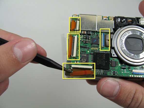 Canon PowerShot S500 AV Port Replacement: step 18, image 2 of 2