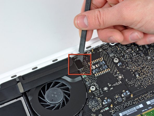 MacBook Unibody Model A1342 Fan Replacement: step 4, image 1 of 1