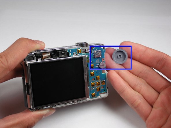 Sony Cyber-shot DSC-W55 Motherboard - Second Half Replacement: step 15, image 2 of 3