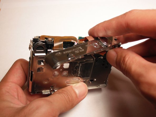 Sony Cyber-shot DSC-W55 Motherboard - Second Half Replacement: step 17, image 2 of 2