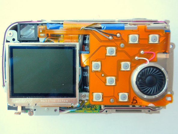 Olympus Stylus 410 Speaker Replacement: step 8, image 1 of 3