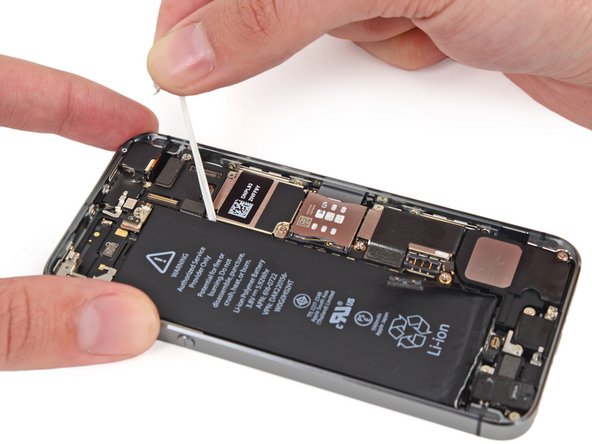 iPhone 5s Battery Replacement: step 24, image 2 of 2