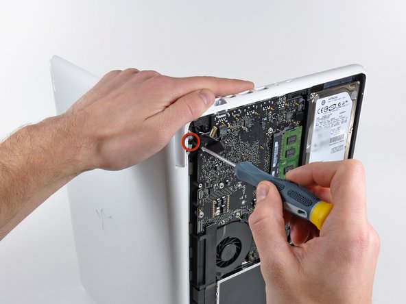 MacBook Unibody Model A1342 Rear Display Bezel Replacement: step 12, image 1 of 1