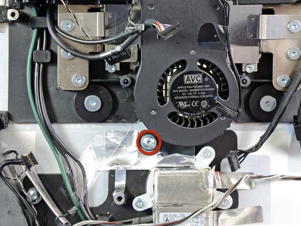 iMac Intel 21.5" EMC 2389 Hard Drive Fan Replacement: step 45, image 1 of 1