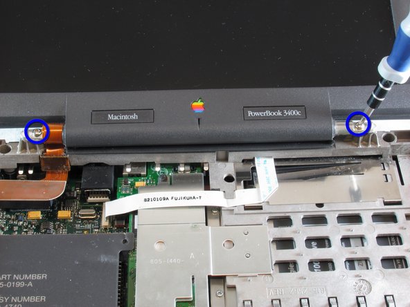 PowerBook 3400 M3553 Display Replacement: step 13, image 1 of 2
