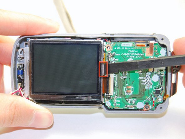 Pentax Optio WP LCD Screen Replacement: step 8, image 1 of 3