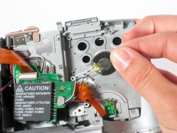 Canon Optura 100MC Speaker Replacement: step 24, image 1 of 1