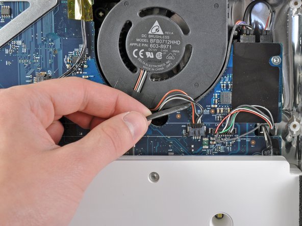 iMac Intel 24" EMC 2111 Left Speaker Replacement: step 14, image 1 of 2