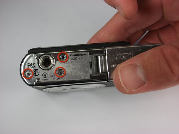 Panasonic Lumix DMC-FX01 Front Casing Replacement: step 4, image 1 of 1