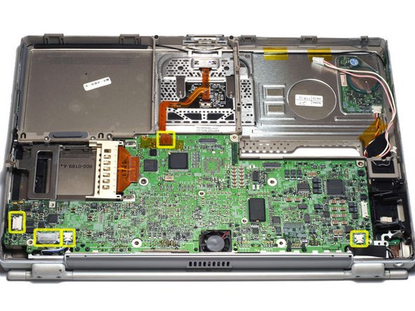 PowerBook G4 Titanium DVI PC Card Cage Replacement: step 27, image 1 of 1