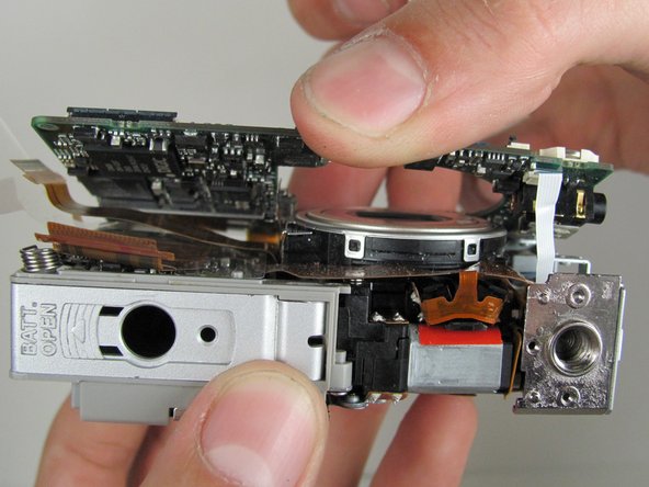 Canon PowerShot S500 Zoom Lens Replacement: step 20, image 1 of 2