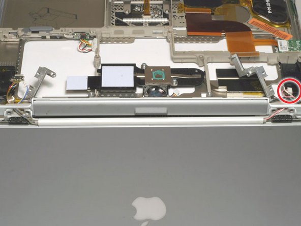 PowerBook G4 Titanium Mercury Upper Case Replacement: step 35, image 1 of 1