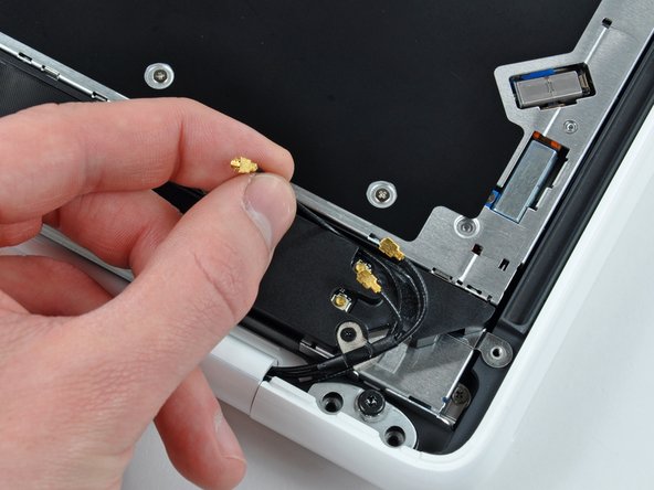 MacBook Unibody Model A1342 Upper Case Replacement: step 29, image 3 of 3