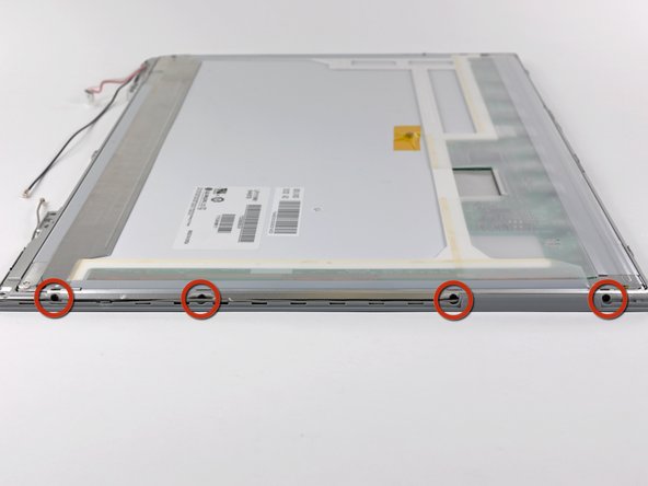 PowerBook G4 Aluminum 17" 1-1.67 GHz Front Display Bezel Replacement: step 43, image 2 of 2