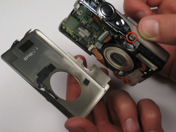 Canon PowerShot SD450 LCD Screen Replacement: step 3, image 2 of 2