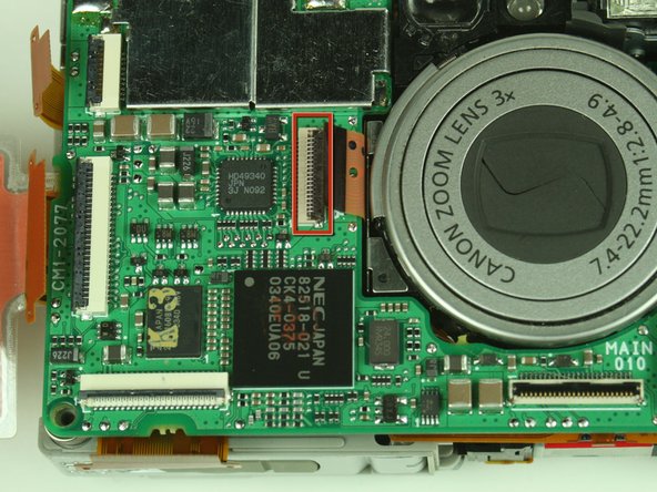 Canon PowerShot S400 Battery Replacement: step 10, image 1 of 1