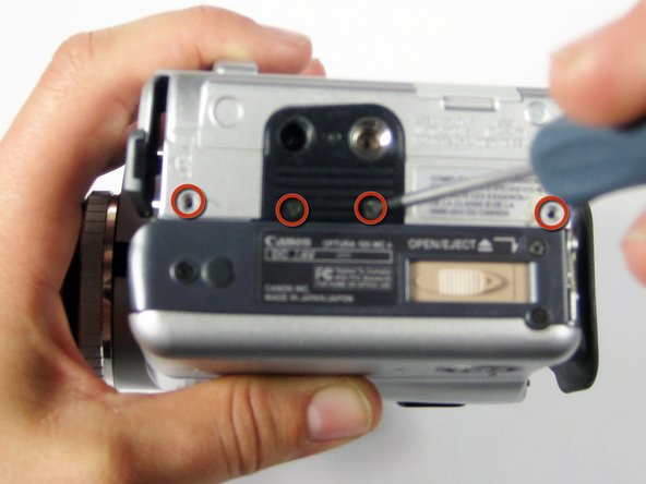 Removing Side Panel on Canon Optura 100MC: step 19, image 1 of 1