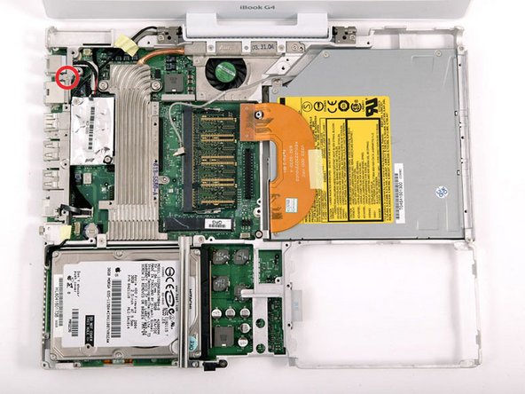 iBook G4 12" 800 MHz-1.2 GHz RJ-11 Board Replacement: step 38, image 1 of 1