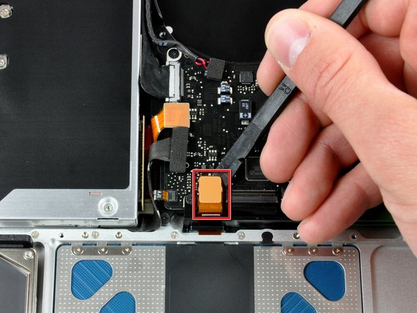 MacBook Unibody Model A1278 Logic Board Replacement: step 16, image 1 of 1