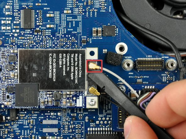 iMac Intel 20" EMC 2133 and 2210 Hard Drive Fan Replacement: step 20, image 1 of 2