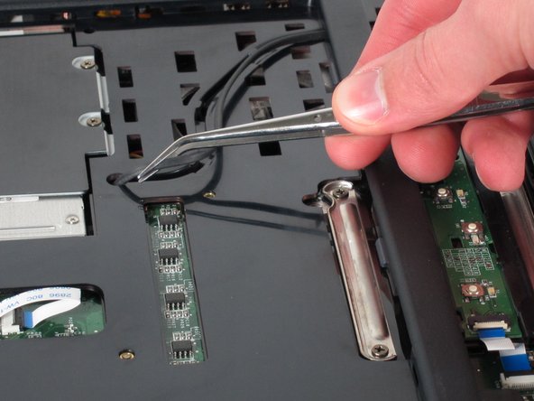 HP Pavilion zd8000 Base Fans Replacement: step 20, image 1 of 2