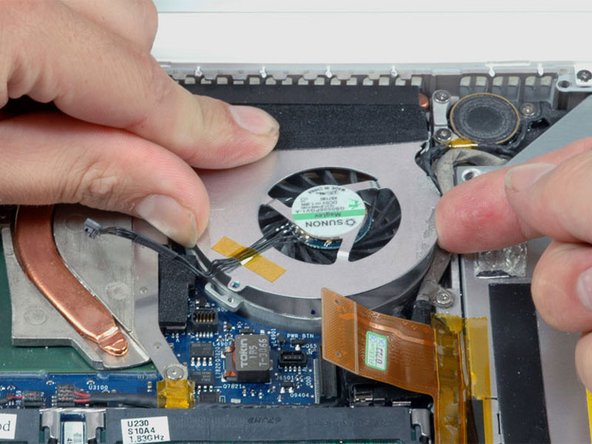 MacBook Core Duo Fan Replacement: step 19, image 1 of 1