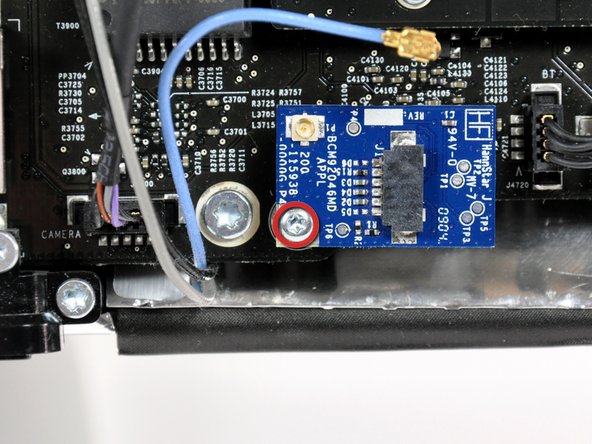 iMac Intel 20" EMC 2266 Bluetooth Board Replacement: step 9, image 1 of 2