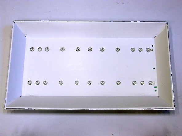 Panasonic TX-32AW304 TV set, Removal of Backlights (LED): step 6, image 1 of 3