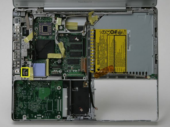 PowerBook G4 Aluminum 12" 867 MHz Logic Board Replacement: step 39, image 1 of 1