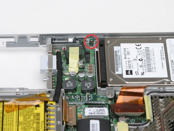 PowerBook G4 Aluminum 12" 1-1.5 GHz Sleep Light Replacement: step 17, image 1 of 1