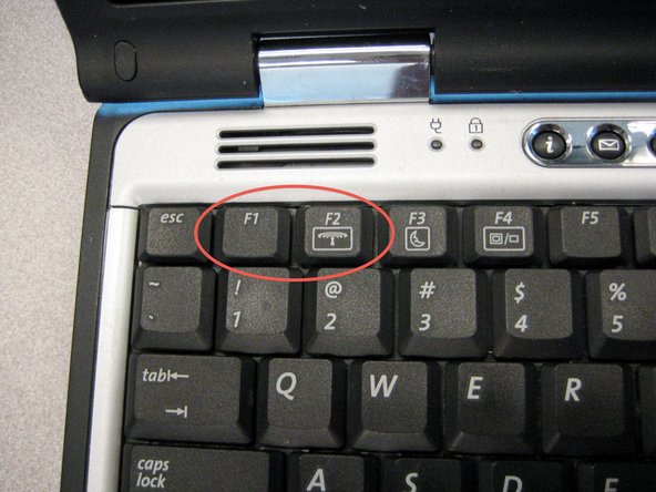 Compaq Evo N1000v Keyboard Replacement: step 4, image 1 of 1