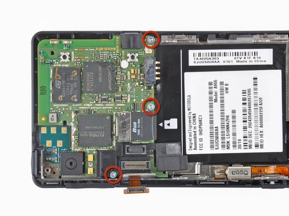 Motorola Droid 2 Camera Assembly Replacement: step 17, image 1 of 1