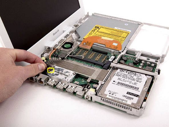 iBook G4 12" 800 MHz-1.2 GHz RJ-11 Board Replacement: step 39, image 1 of 1