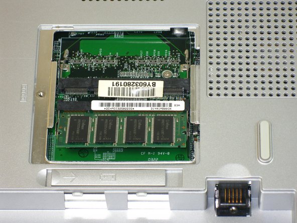 Gateway 600YG2 Memory Replacement: step 5, image 1 of 1