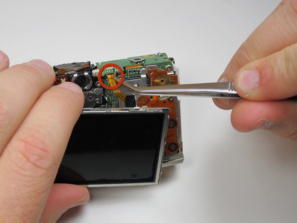 Canon Powershot SD550 Zoom Lens Assembly Replacement: step 8, image 2 of 2