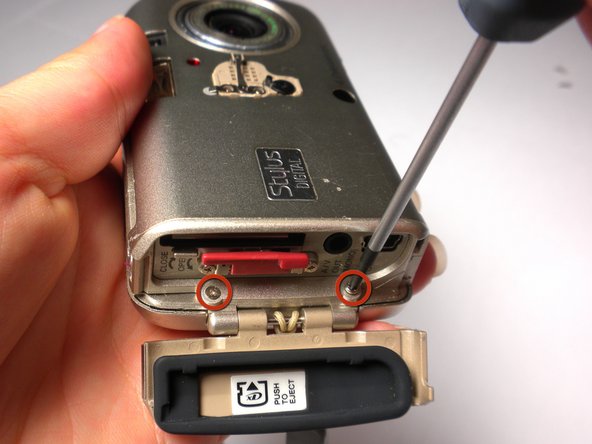 Olympus Stylus 410 Speaker Replacement: step 4, image 2 of 2