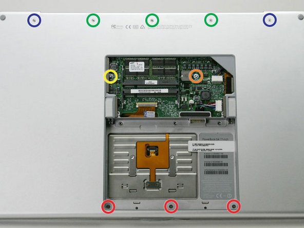 PowerBook G4 Aluminum 17" 1-1.67 GHz Airport Extreme Replacement: step 7, image 1 of 1